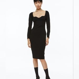NWOT Pretty Sweetheart H&M Midi Dress